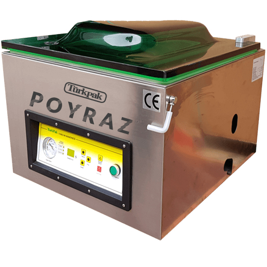 Türkpak Poyraz Vakum Makinesi TM-PYR-502 Çift Rezistanslı ve Gaz Opsiyonlu