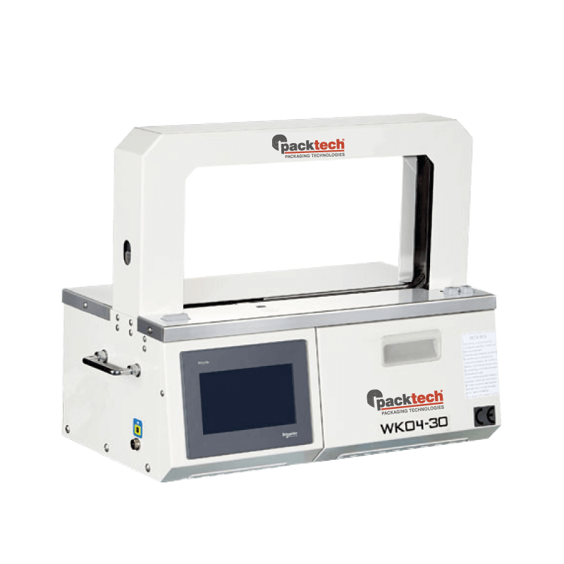 Packtech Otomatik Masaüstü Para Bantlama Opp Kağıt Bağlama Makinesi PT-WK-04-50